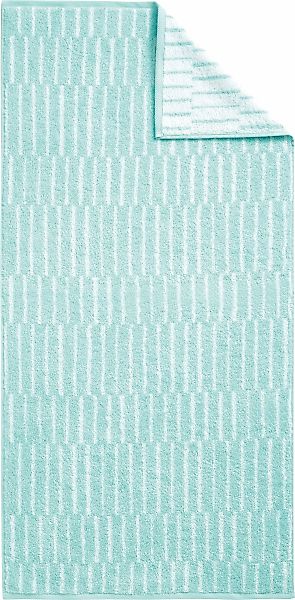 Dyckhoff Handtuch Set »Cool Mint Panels«, Set, 3 tlg., Walkfrottier, 2 Hand günstig online kaufen