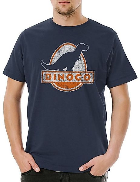 Urban Backwoods Print-Shirt Dinoco Logo II Herren T-Shirt Toy Oil Company P günstig online kaufen