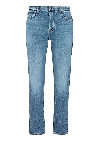 HUGO Blue Tapered-fit-Jeans Brody mit Stone-washed-Finish günstig online kaufen