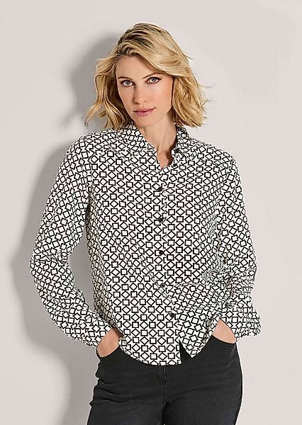 MADELEINE Hemdbluse Elegante Viskosebluse mit Grafik-Print Modernes Design günstig online kaufen