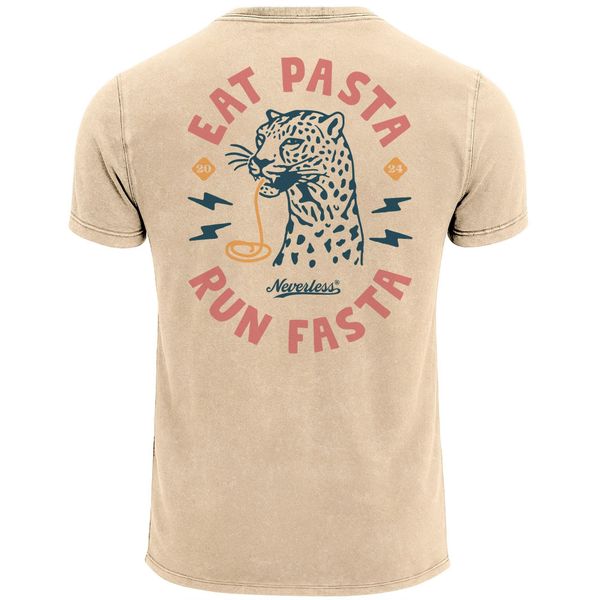 Neverless Print-Shirt Herren Vintage T-Shirt Backprint günstig online kaufen