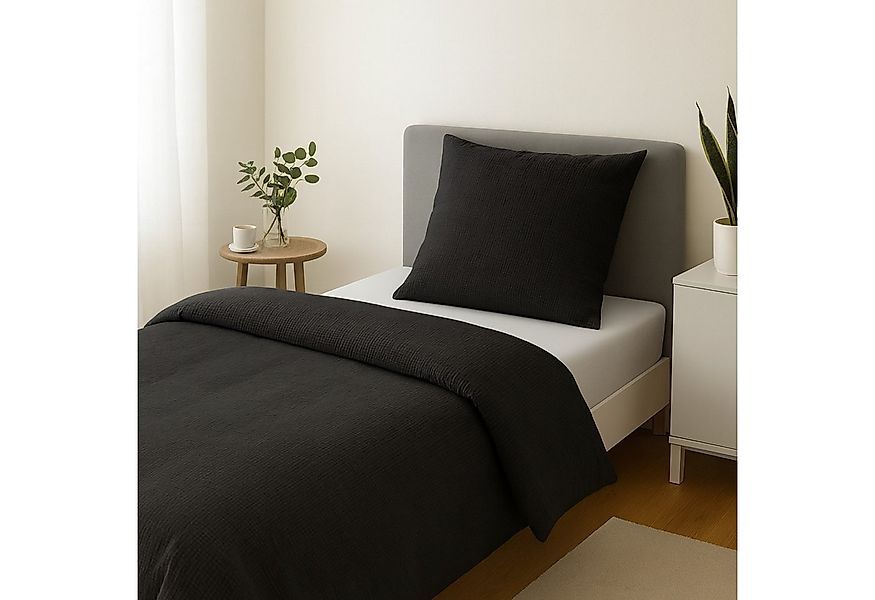 sleepling Bettwäsche Musselin Bettbezug, Musselin, natürlicher Knitter-Look günstig online kaufen