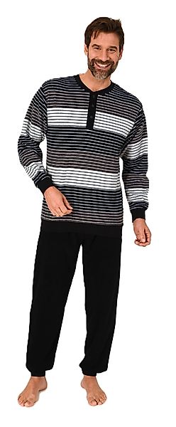 Normann Pyjama Herren Schlafanzug langarm in günstig online kaufen