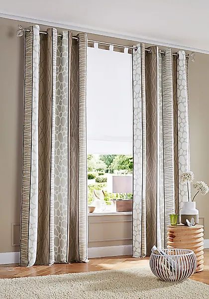 my home Vorhang »Gosen«, (2 St.), Gardine, 2-er Set, Fertiggardine, Längsst günstig online kaufen