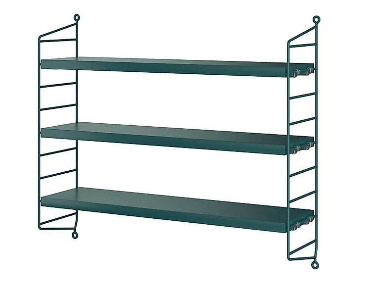 String Pocket Wandregal Holz Tegnér-grün günstig online kaufen