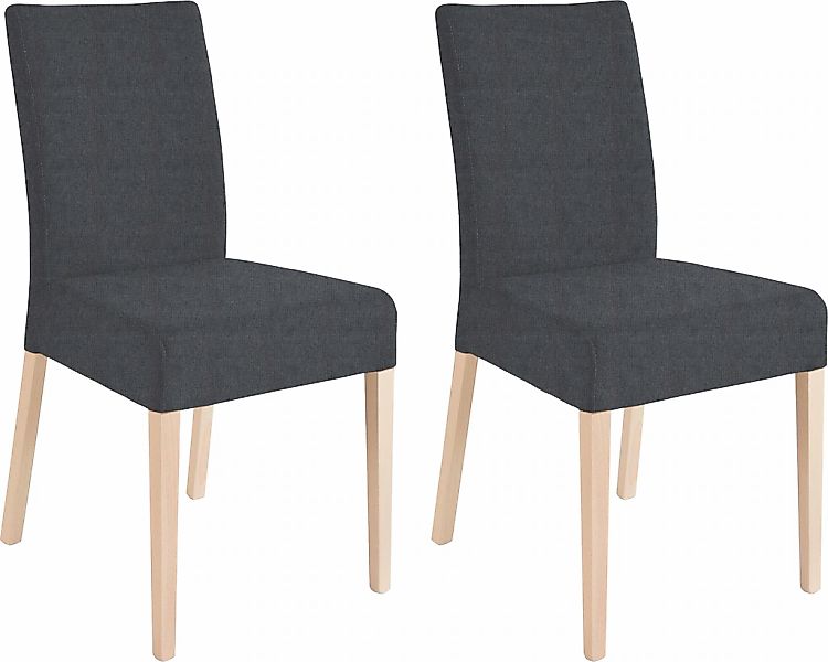 Home affaire 4-Fußstuhl "Umag" (Set) 2 Stk.Sitz und Rücken gepolstert günstig online kaufen