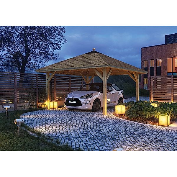 Karibu Pavillon "Holm 1", BxT: 431x431 cm günstig online kaufen