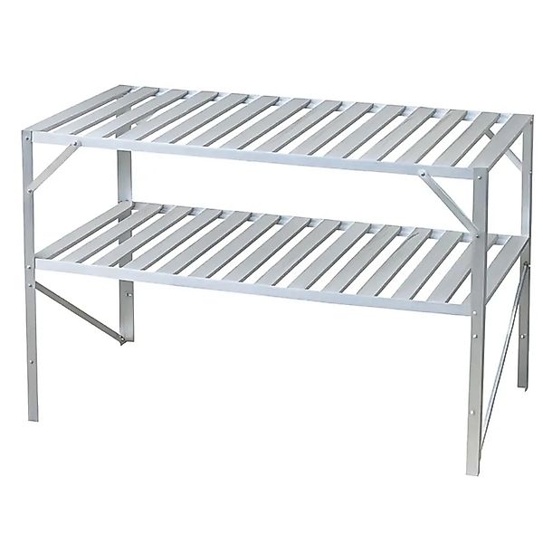 Halls Tisch Standalone 2 Sektionen Alu 121 cm x 52 cm Alu günstig online kaufen