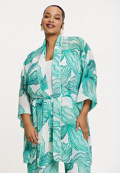 YOEK Cardigan Damen Kimono mit Druck günstig online kaufen