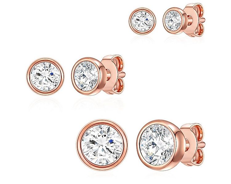Rafaela Donata Paar Ohrhänger roségold, aus Sterling Silber günstig online kaufen