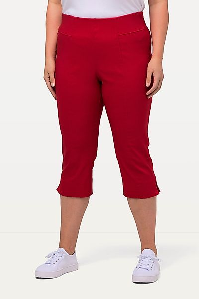 Ulla Popken Funktionshose Bengalin-Capri hochelastisch knitterarm günstig online kaufen
