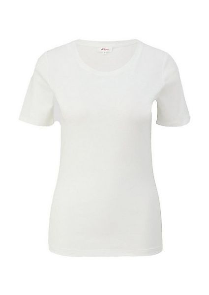 s.Oliver T-Shirt Basic mit Rundhals-Ausschnitt in Slim Fit günstig online kaufen