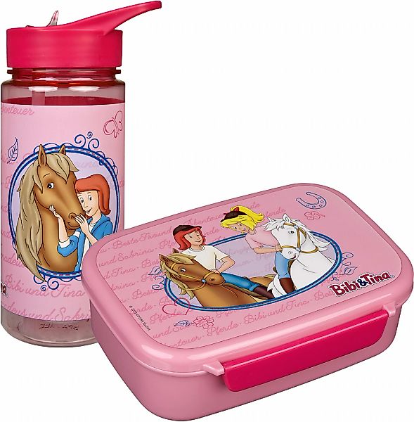 Scooli Lunchbox "Bibi & Tina" Set, 2 tlg. Brotzeitdose & Trinkflasche günstig online kaufen
