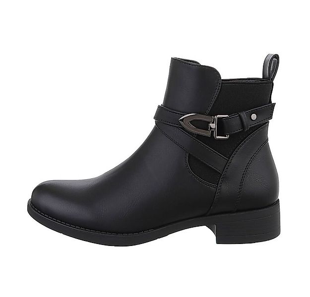 Ital-Design Damen Elegant Stiefelette (84648432) Blockabsatz Flache Stiefel günstig online kaufen