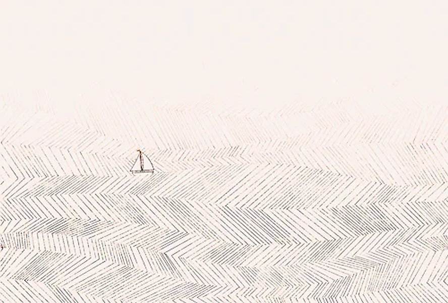 Architects Paper Fototapete »Atelier 47 Waves Artwork 3« geometrisch glatt günstig online kaufen