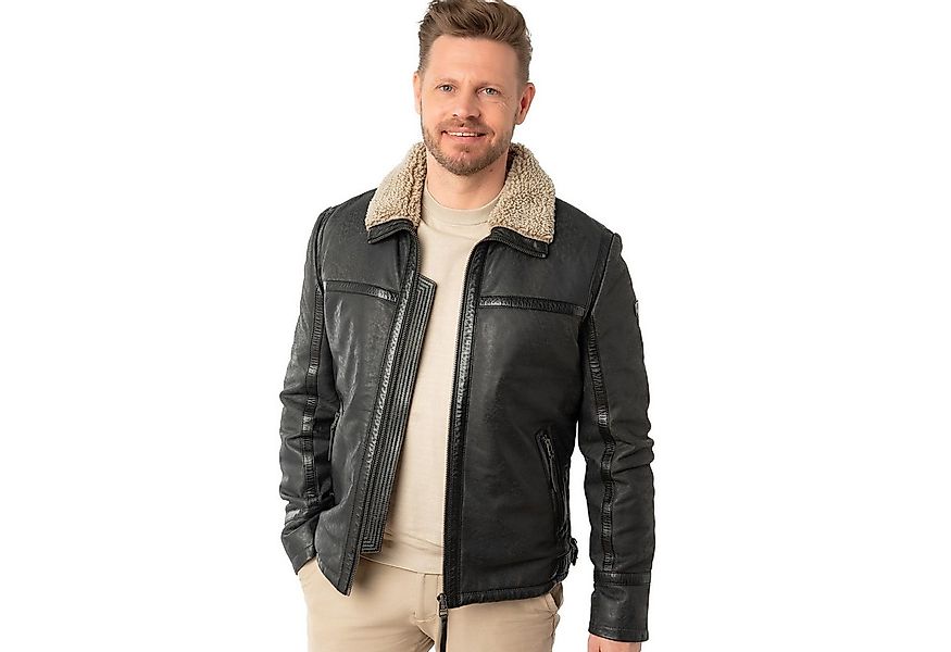 Mauritius Lederjacke MMAlasko Mauritius - Herren Lederjacke Lammleder anthr günstig online kaufen