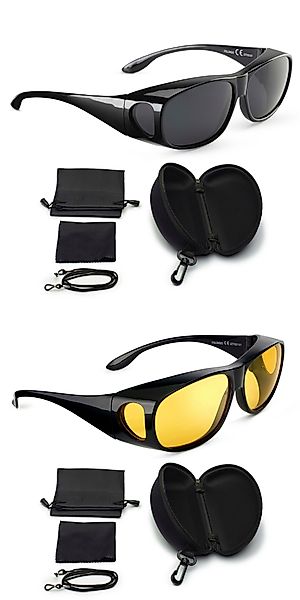 FALINGO Sonnenbrille Sonnenüberbrille Nachtsichtüberbrille DAY AND günstig online kaufen