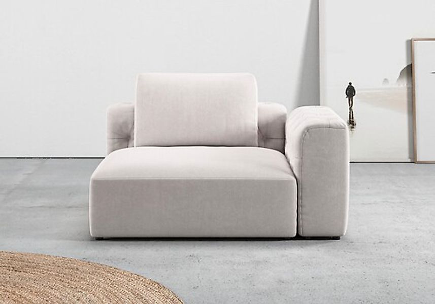 Home affaire 1,5-Sitzer »Cushid« Modul-Eckteil, auch einzeln stellbar, Brei günstig online kaufen