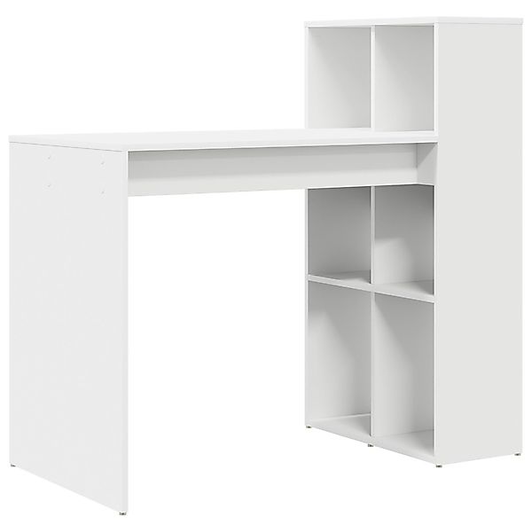 vidaXL Schreibtisch Schreibtisch Weiß Holzwerkstoff Mittel günstig online kaufen