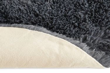Andiamo Fellteppich "Alpa" fellförmig 35 mm Höhe Kunstfell, Uni Farben, seh günstig online kaufen