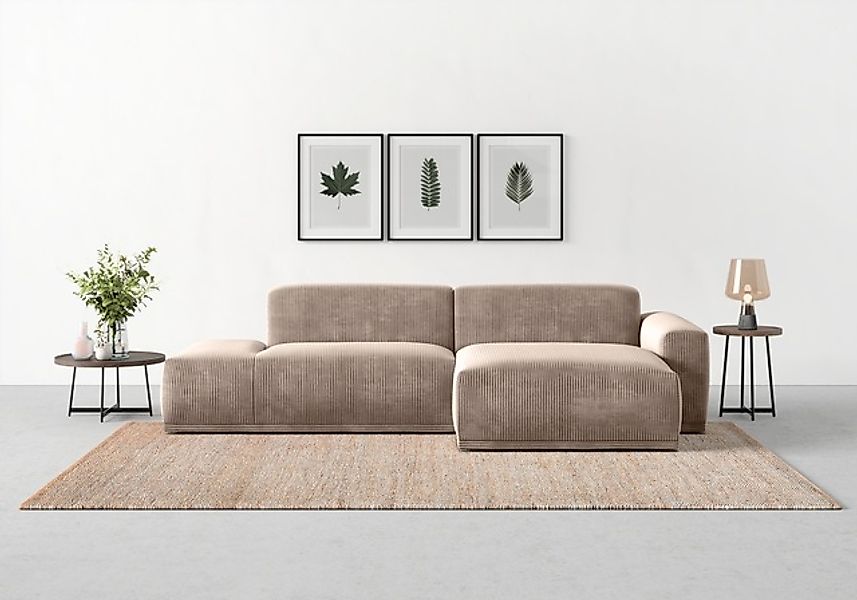 TRENDMANUFAKTUR Ecksofa »Braga, mit hochwertigem Kaltschaum, L-Form, in Cor günstig online kaufen