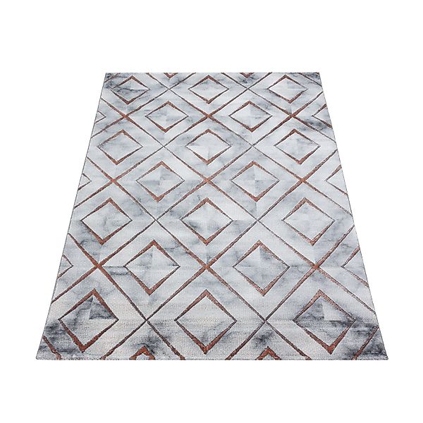 SIMPEX24 Designteppich Marmor Design, Rechteckig, Höhe: günstig online kaufen