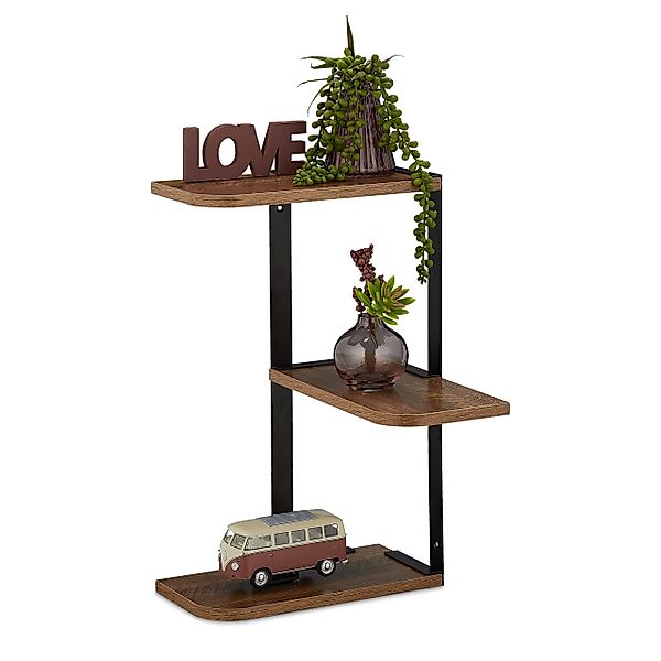 relaxdays Eckregal Wand günstig online kaufen