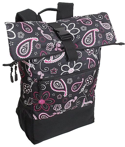 J JONES JENNIFER JONES Cityrucksack Großer Kurier-Rucksack mit Roll-Top, La günstig online kaufen