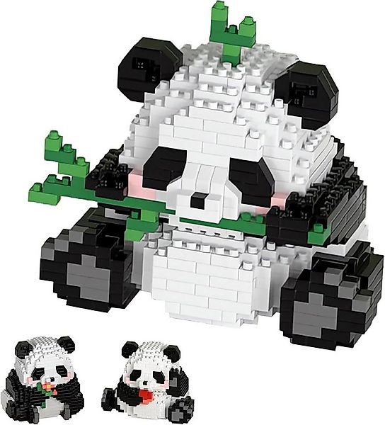 XDeer 3 in1 Panda Mini Bausteine,Panda Klemmbausteine Sets Spielbausteine, günstig online kaufen