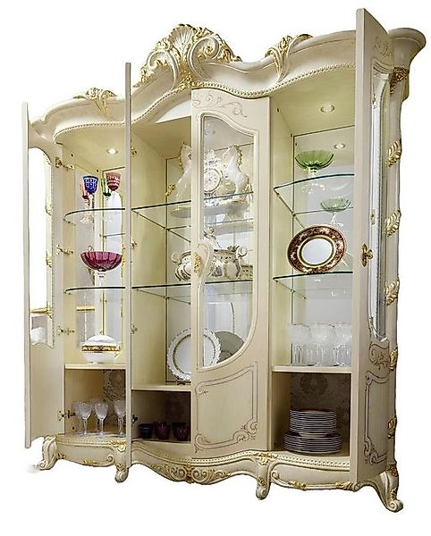 JVmoebel Vitrine Vitrinen Wohnzimmer Schränke Anrichte Holz Schrank Klassis günstig online kaufen