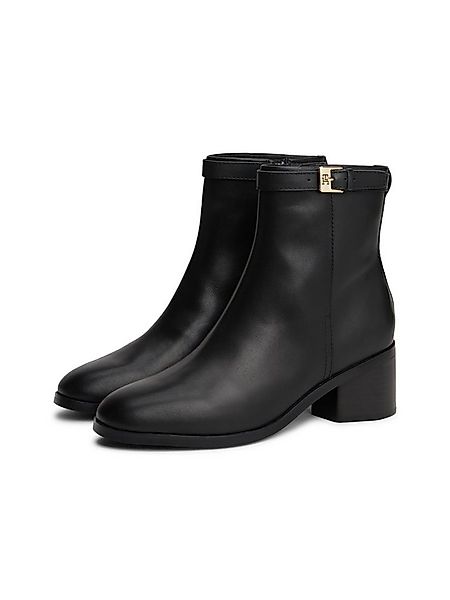 Tommy Hilfiger TH BUCKLE RIDING MID HEEL BOOTIE Stiefelette, Blockabsatz, B günstig online kaufen