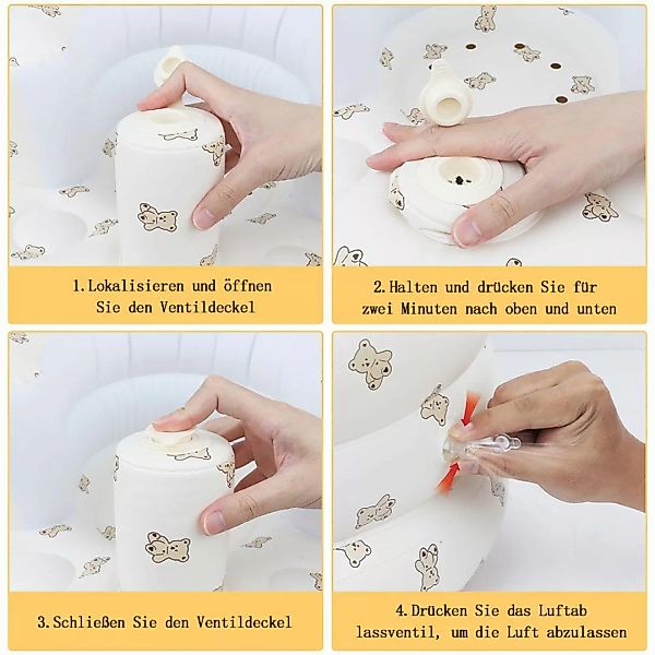 FOUORTUNATE-BEE Kinderstuhl Aufblasbarer Baby-Sitz für Babys günstig online kaufen