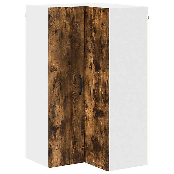 vidaXL Küchenwandschrank mit Regal Geräucherte Eiche 57 x 57 x 100 cm 88481 günstig online kaufen