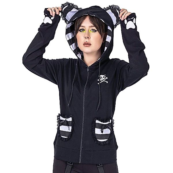 Killer Panda Kapuzensweatshirt Kapuzenjacke KP Frill günstig online kaufen