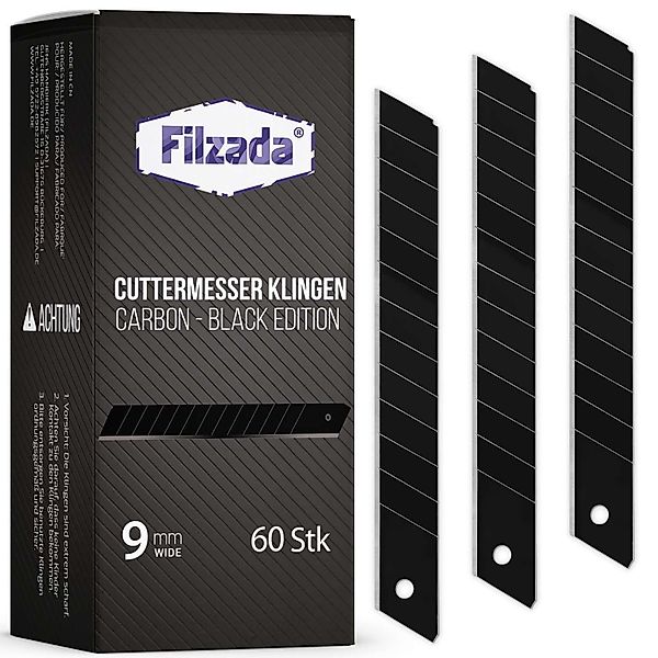 Filzada Cuttermesser 60x Cuttermesser Klingen 9mm günstig online kaufen