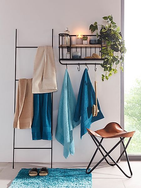 my home Handtuch Set "Anna, 2 Duschtücher 70x140, 4 Handtücher 50x100" Set günstig online kaufen