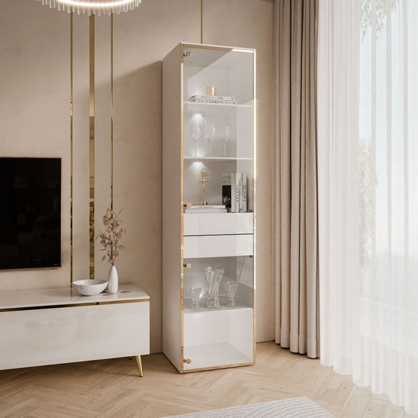 Lookway Glasvitrine AURORA mit LED-Beleuchtung Breite: günstig online kaufen