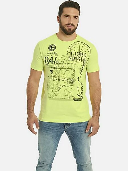 Jan Vanderstorm T-Shirt DOMINIK mit Saumschlitzen günstig online kaufen