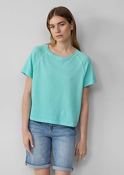 s.Oliver Kurzarmshirt Baumwoll-T-Shirt im Relaxed Fit günstig online kaufen