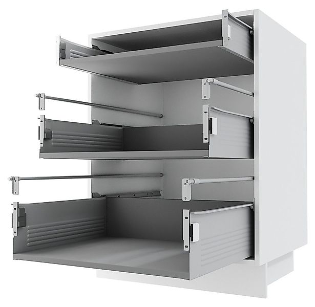 Feldmann-Wohnen Unterschrank Kvantum (Schubladen mit Teilauszug, günstig online kaufen