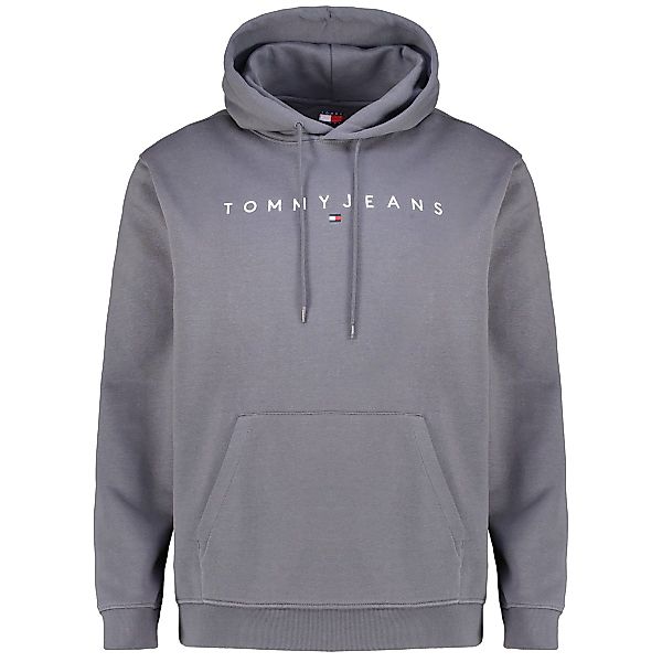 Tommy Jeans Hoodie aus Baumwollmischung Farbe dunkelgrau Größe: 5XL günstig online kaufen