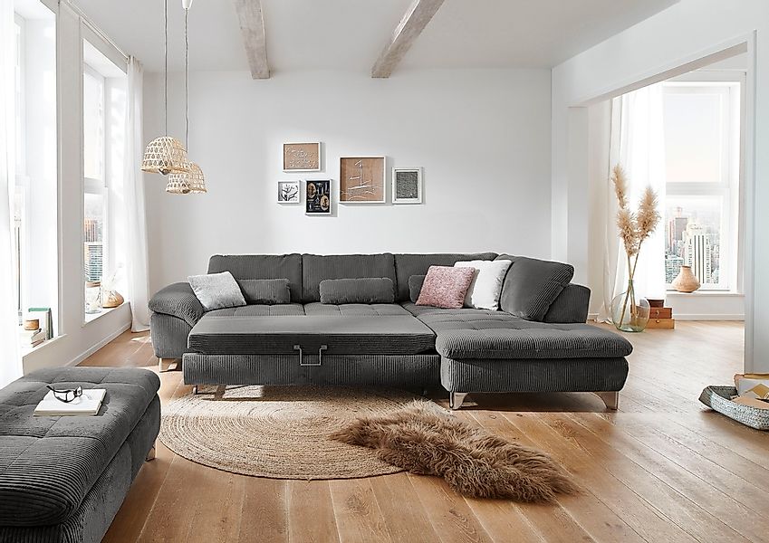 Die PlanBar Ecksofa "MP-IN14007 L-Form", wahlweise mit Bettfunktion und ver günstig online kaufen