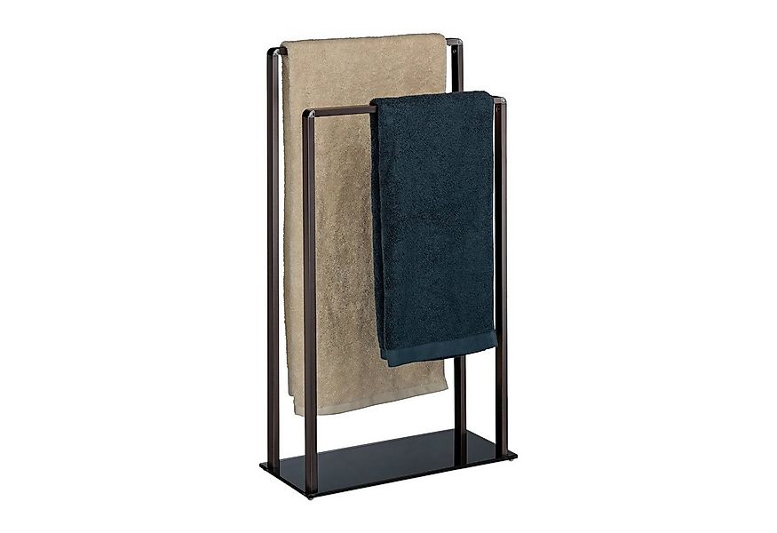 relaxdays Handtuchständer freistehend 2 Stange günstig online kaufen