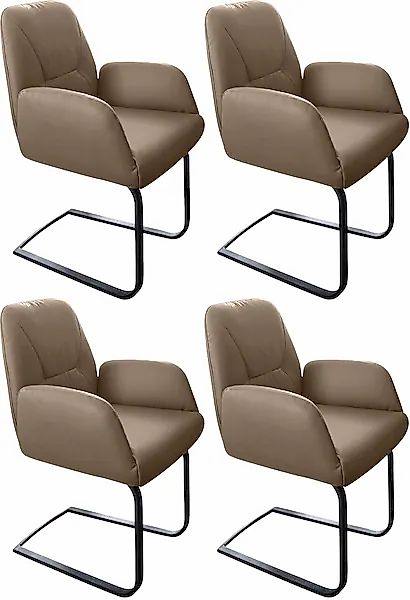 W.SCHILLIG Freischwinger »ole« (Set) 4 Stk.2er- oder 4er-Set, Gestell in Sc günstig online kaufen