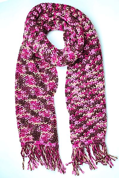 COLLEZIONE ALESSANDRO Wollschal "Lanea", 1 Stk. grob gestrickt mit Fransen günstig online kaufen