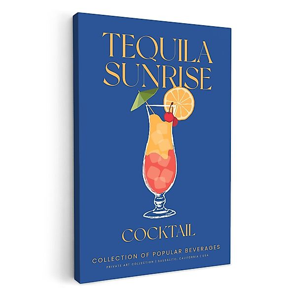 OneMillionCanvasses® Leinwandbild Cocktail - Tequila sunrise günstig online kaufen