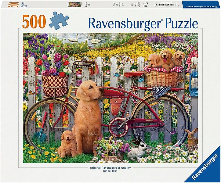 Ravensburger Puzzle Ausflug ins Grüne, 500 Puzzleteile, Made in Germany günstig online kaufen