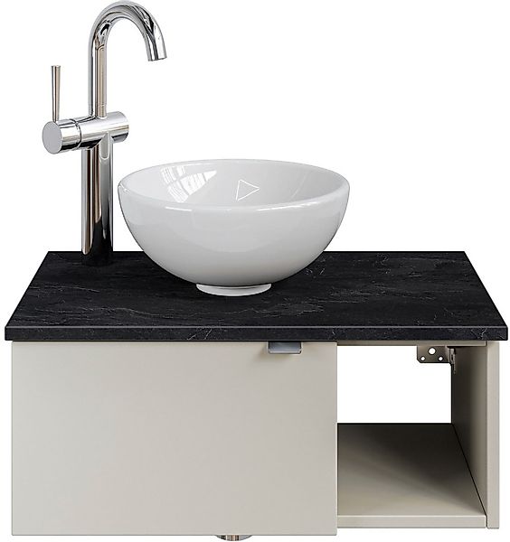Saphir Waschtisch "Serie 6915 Waschschale mit Unterschrank für Gästebad, Gä günstig online kaufen