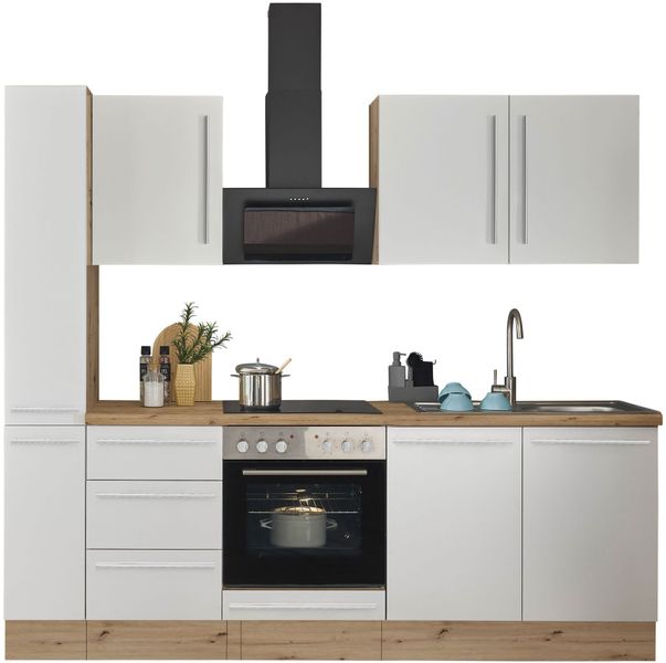 KOCHSTATION Küchenzeile Florida, Breite 240 cm, günstig online kaufen