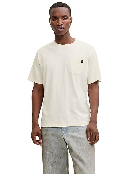 Jack & Jones Herren Rundhals T-Shirt JJEDOVER SLUB TEE SS - Relaxed Fit günstig online kaufen